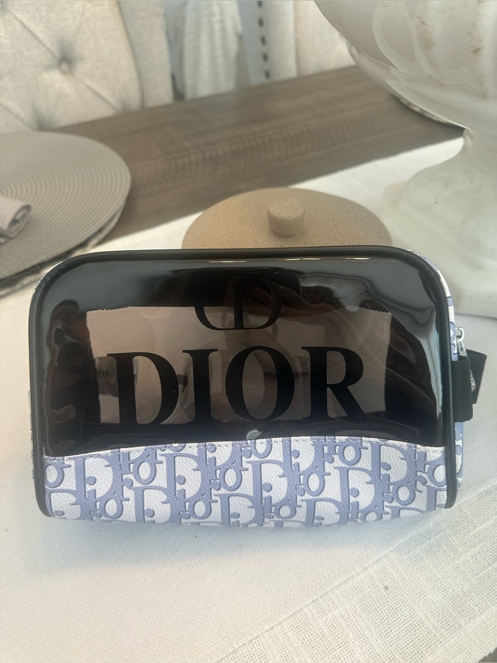 Travel clear makeup cosmetic case bag! NEW!